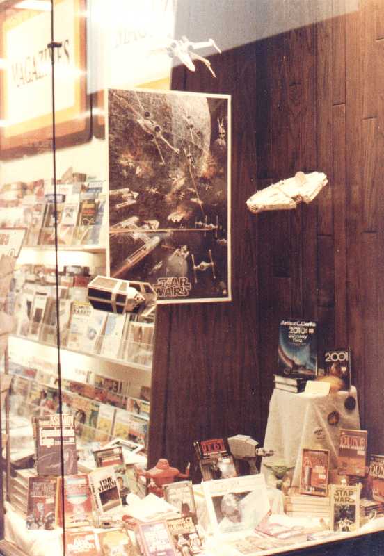 B. Dalton Booksellers. 1983 - My Science fiction "book" display.